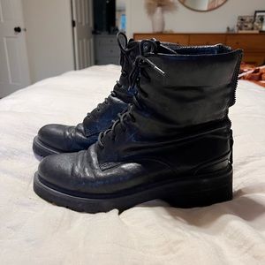 Frye Black Combat Boot - Size 9.5
